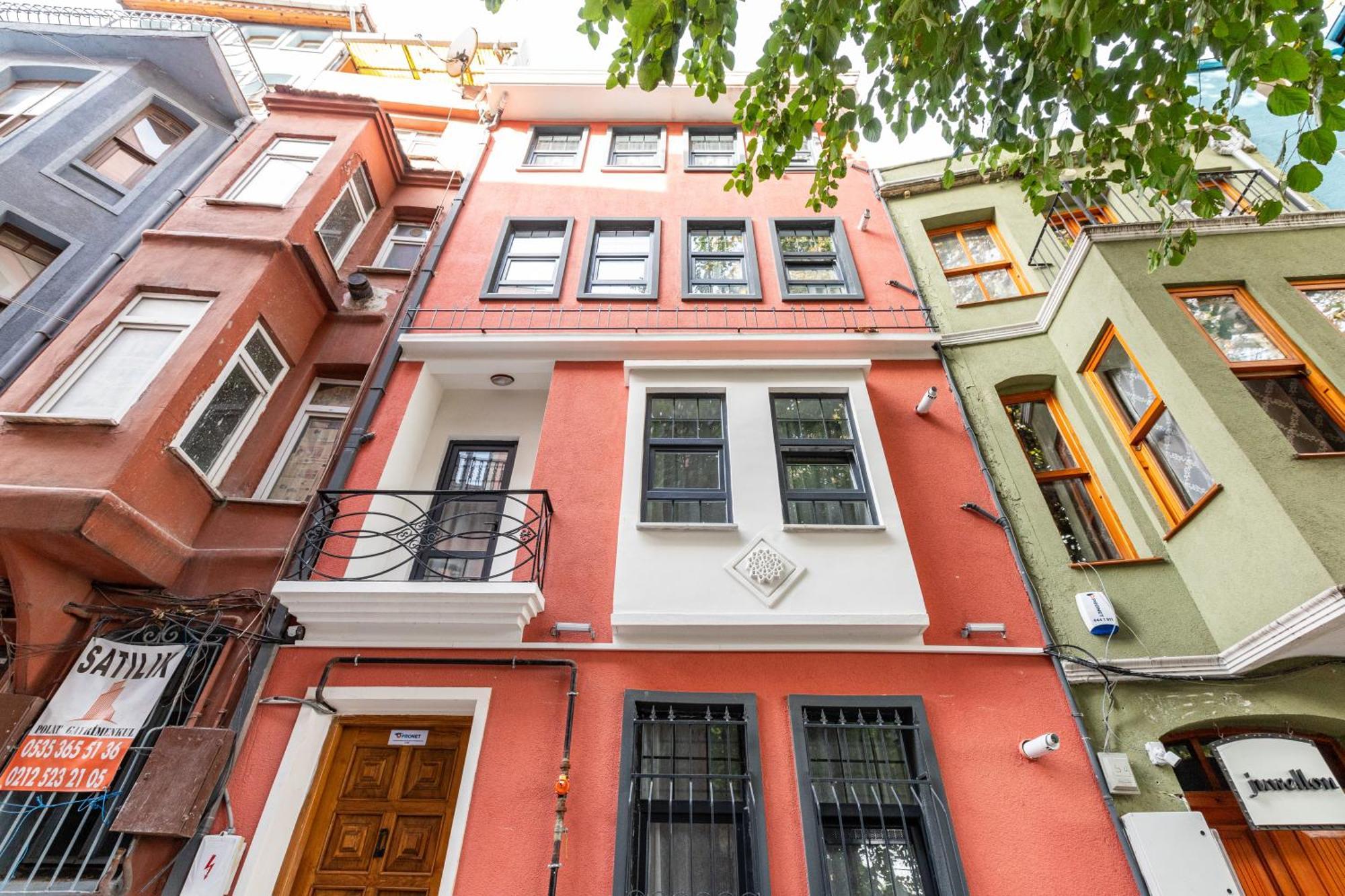 Red Suites Balat - Orange And Blue 伊斯坦布尔 外观 照片